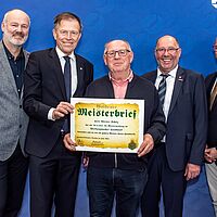 Impressionen aus der Festveranstaltung zur „Übergabe Goldene Meisterbriefe 2024“ der Handwerkskammer Dresden, fotografiert am 25. März 2023 im Bilderberg Bellevue Hotel Dresden.