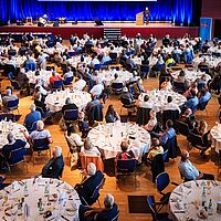 Impressionen der Prüferehrung beim Netzwerktreffend er Prüfer