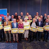 Impressionen aus der Festveranstaltung zur „Übergabe Goldene Meisterbriefe 2024“ der Handwerkskammer Dresden, fotografiert am 25. März 2023 im Bilderberg Bellevue Hotel Dresden.