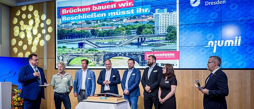 Handwerkskammer Dresden macht sich mit Nachdruck für schnellen Ersatzneubau der Carolabrücke stark - Zum Beitrag