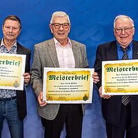 Impressionen aus der Festveranstaltung zur „Übergabe Goldene Meisterbriefe 2024“ der Handwerkskammer Dresden, fotografiert am 25. März 2023 im Bilderberg Bellevue Hotel Dresden.