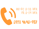 Icon eines Telefons mit Telefonnummer und wöchentlichen Anrufzeiten