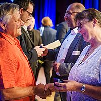 Impressionen der Prüferehrung beim Netzwerktreffend er Prüfer