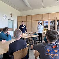 Impressionen von der Berufsorientierung in der Sorbischen Oberschule Räckelwitz