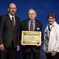 26-ba260421 Goldener-Meisterbrief twk DSC 6961 Impressionen aus der Festveranstaltung zur „Übergabe Goldene Meisterbriefe 2026“ der Handwerkskammer Dresden, fotografiert am 21. April 2026 im Bellevue Hotel Dresden.
