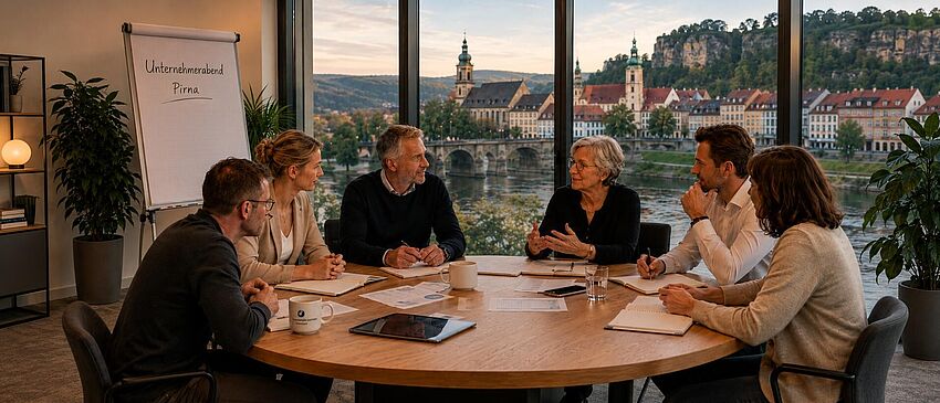 Unternehmerabend Pirna am 29.09.2026 - Zum Beitrag