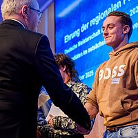 Impressionen von der Ehrung der Deutsche Meisterschaften im Handwerk (DMH)  in njumii – das Veranstaltungszentrum, am 15. Dezember 2025