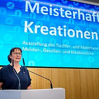 Impressionen der Ausstellung des Tischler- und Malerhandwerks 2024