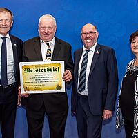 Impressionen aus der Festveranstaltung zur „Übergabe Goldene Meisterbriefe 2024“ der Handwerkskammer Dresden, fotografiert am 25. März 2023 im Bilderberg Bellevue Hotel Dresden.