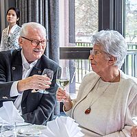 Impressionen aus der Festveranstaltung zur „Übergabe Goldene Meisterbriefe 2024“ der Handwerkskammer Dresden, fotografiert am 25. März 2023 im Bilderberg Bellevue Hotel Dresden.