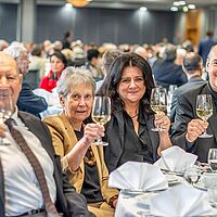 Impressionen aus der Festveranstaltung zur „Übergabe Goldene Meisterbriefe 2024“ der Handwerkskammer Dresden, fotografiert am 25. März 2023 im Bilderberg Bellevue Hotel Dresden.