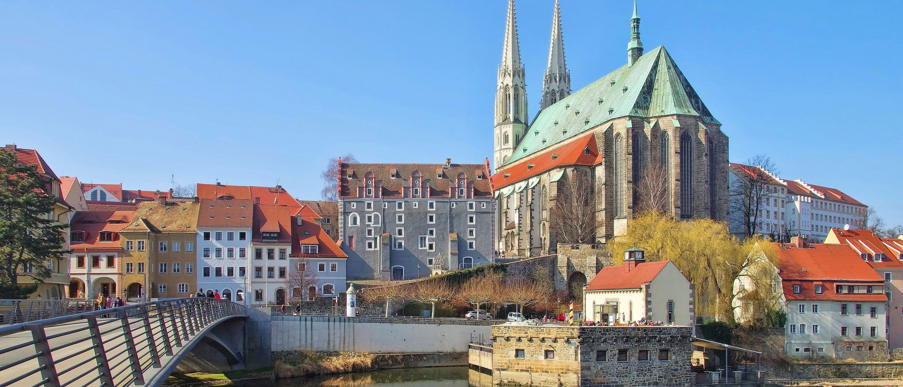 Blick auf die Goerlitzer Peterskirche