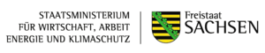 Staatsministerium für Wirtschaft, Arbeit, Energie und Klimaschutz Logo des Staatsministerium für Wirtschaft, Arbeit, Energie und Klimaschutz, bestehend aus der Bildmarke (Wappen Freistaat Sachsen) und dem Schriftzug \"Staatsministerium für Wirtschaft, Arbeit, Energie und Klimaschutz\"