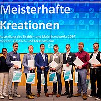 Impressionen der Ausstellung des Tischler- und Malerhandwerks 2024